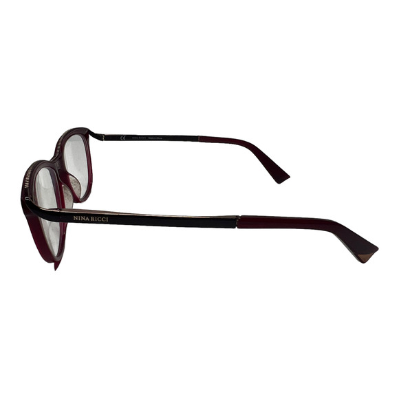 Nina Ricci VNR 028 COL.099N 51-18 135 GLASSES FOR WOMEN RED COLOR H3587 - Picture 2 of 7